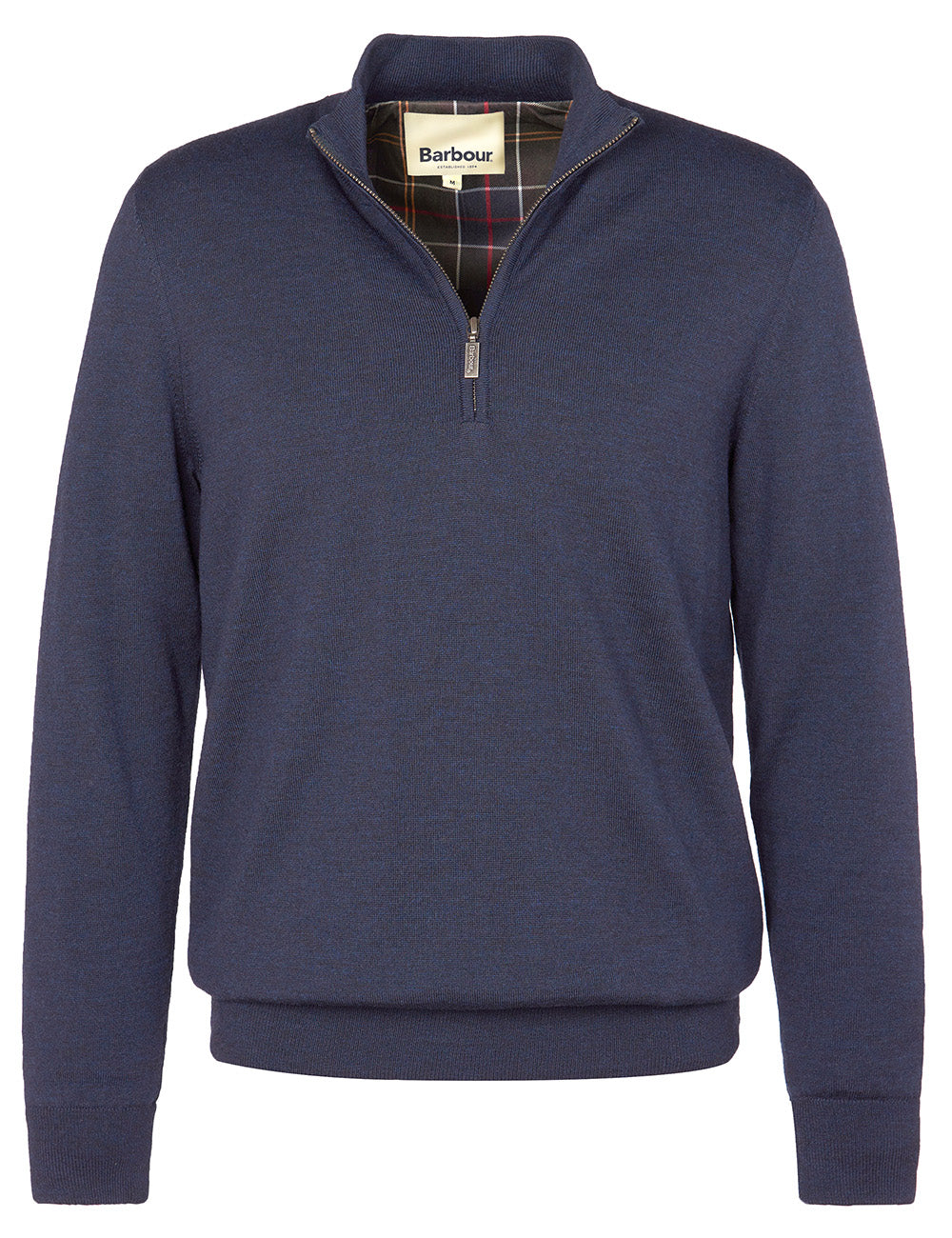 Barbour Gamlin 1/2 Zip Knitted Jumper - Navy