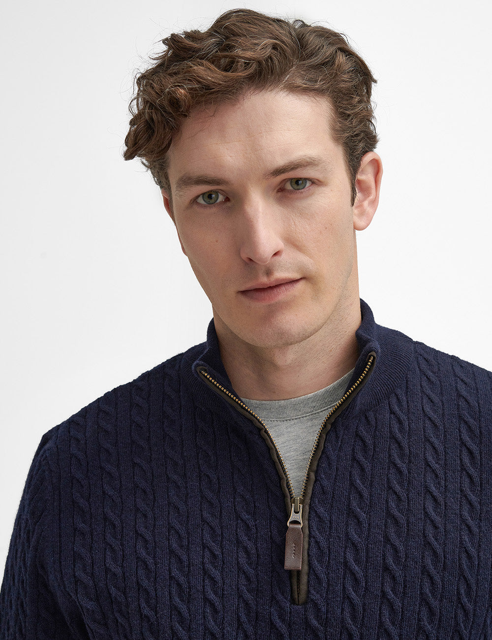 Barbour Ramsden 1/2 Zip Jumper - Navy