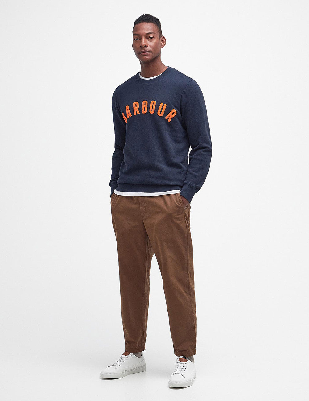 Barbour Prep Logo Jumper - Navy