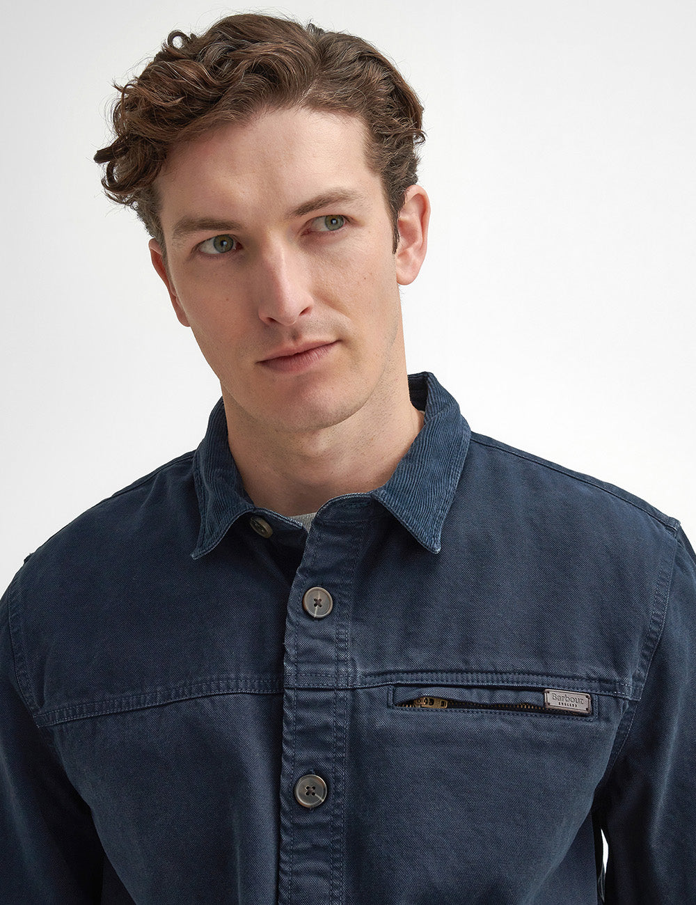 Barbour Saintwell Overshirt - Navy