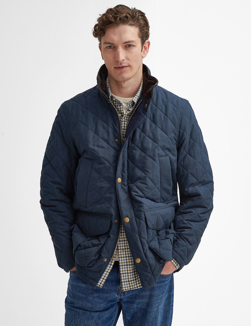 Barbour Lydford Quilted Jacket - Navy