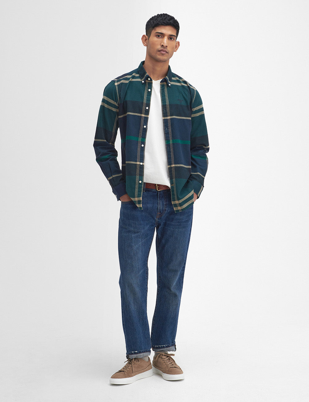 Barbour Iceloch Tartan Shirt - Green Loch