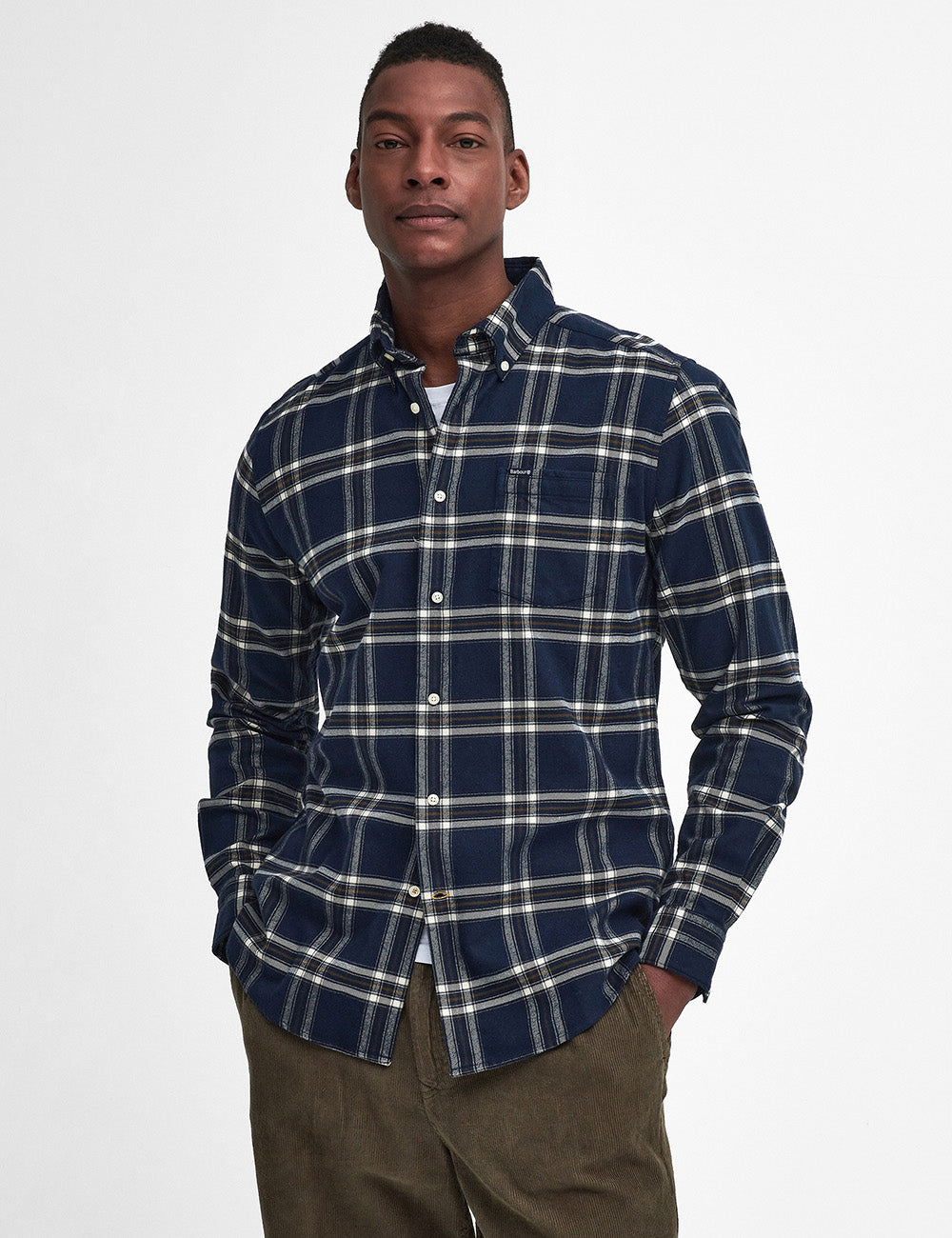 Barbour Bromley Checked Shirt - Navy