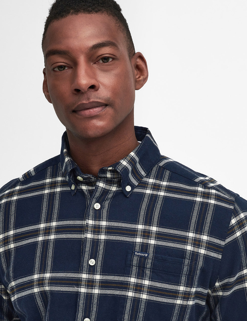 Barbour Bromley Checked Shirt - Navy