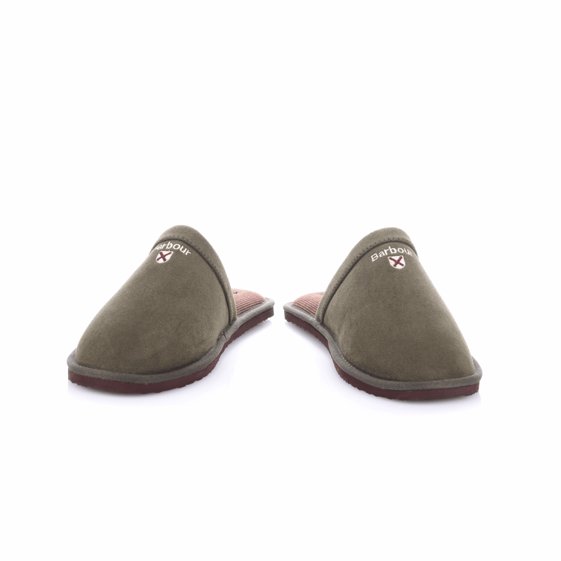 Barbour Everitt Mule Slipper Olive