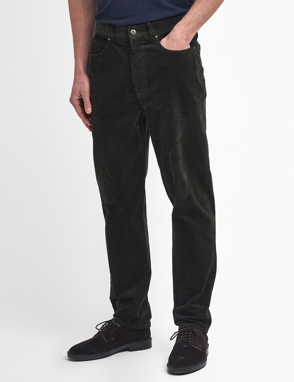 Barbour Cord Regular Fit Trouser - Forest