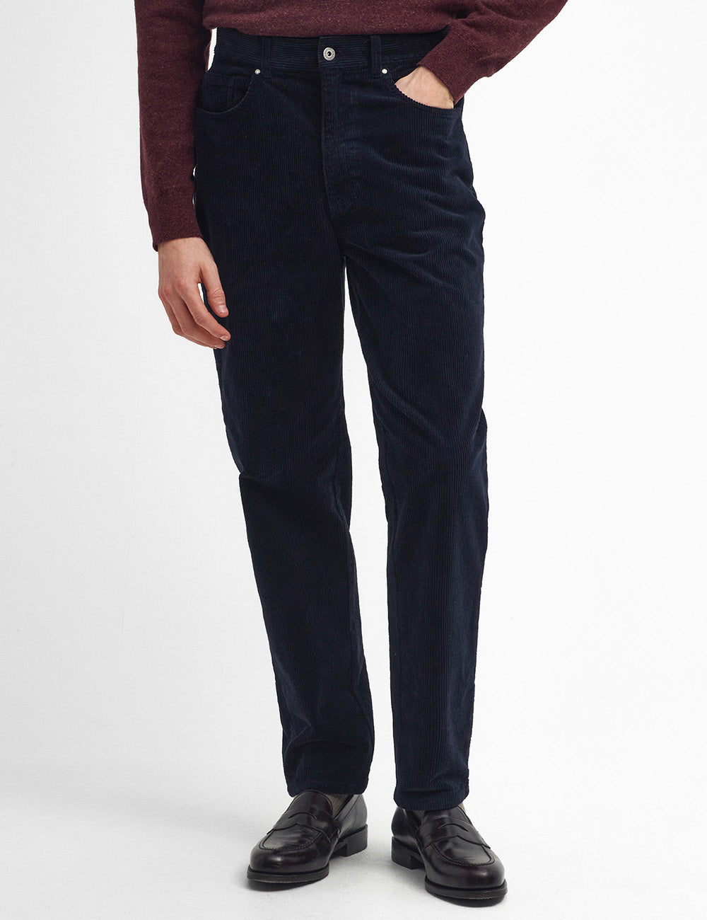 Barbour Cord Regular Fit Trouser - Navy