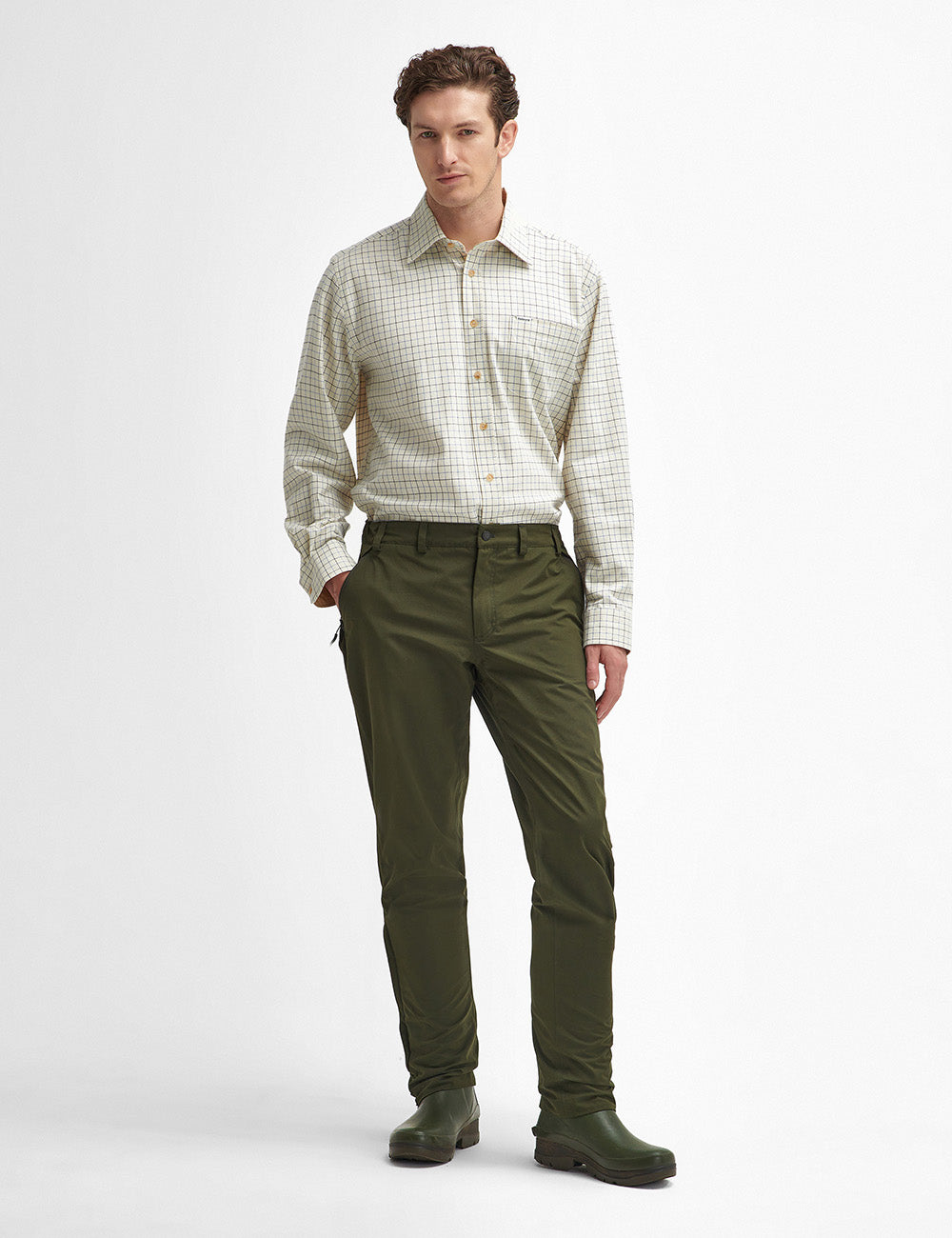 Barbour Beaconsfield Active Trouser - Olive