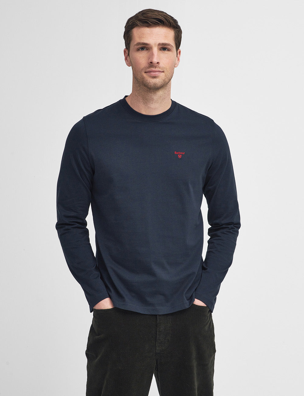 Barbour Long Sleeve Sports T-Shirt - Navy