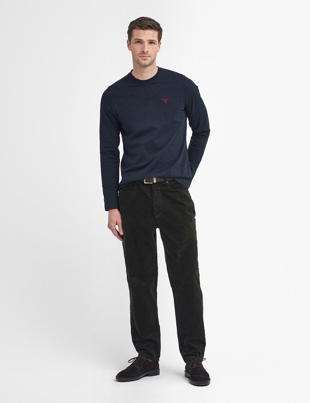 Barbour Long Sleeve Sports T-Shirt - Navy