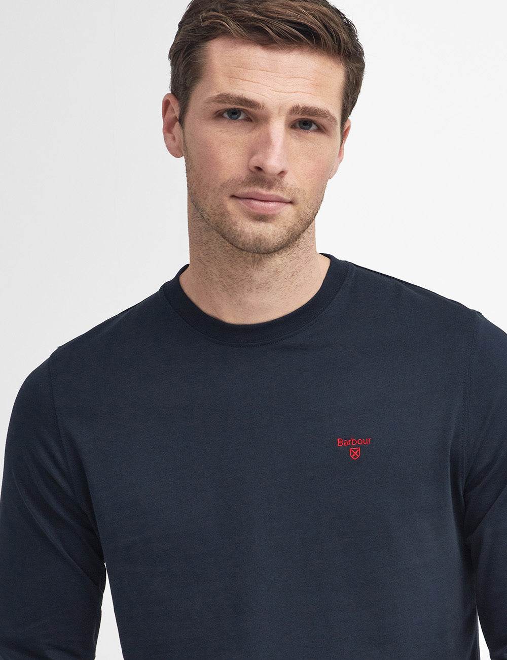 Barbour Long Sleeve Sports T-Shirt - Navy