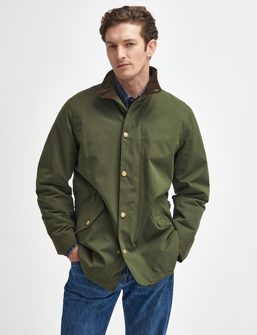 Barbour Spoonbill Waterproof Jacket - Olive