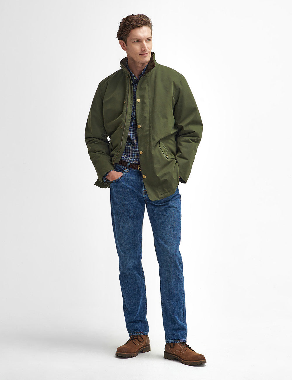 Barbour Spoonbill Waterproof Jacket - Olive