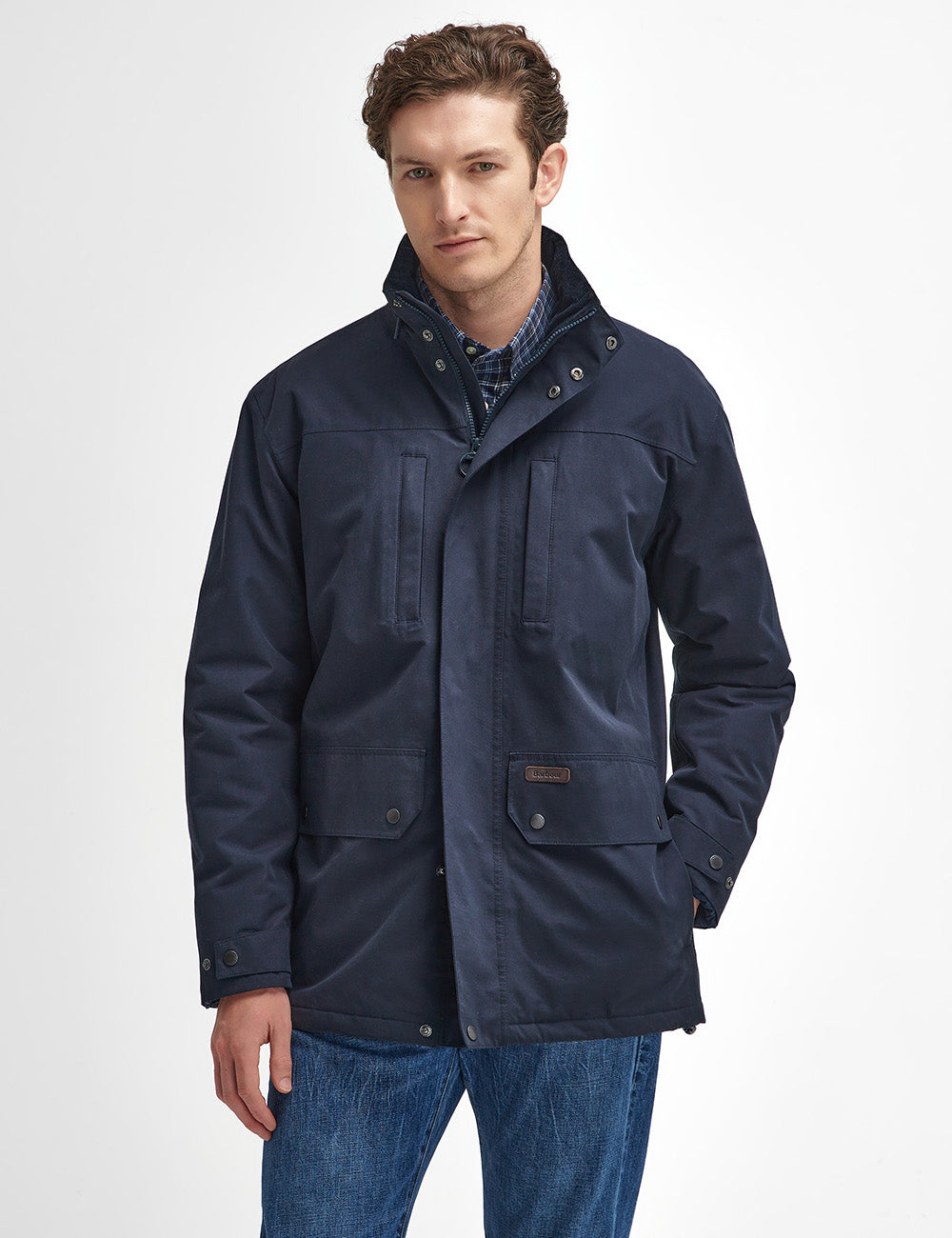 Barbour Cranston Waterproof Jacket - Navy