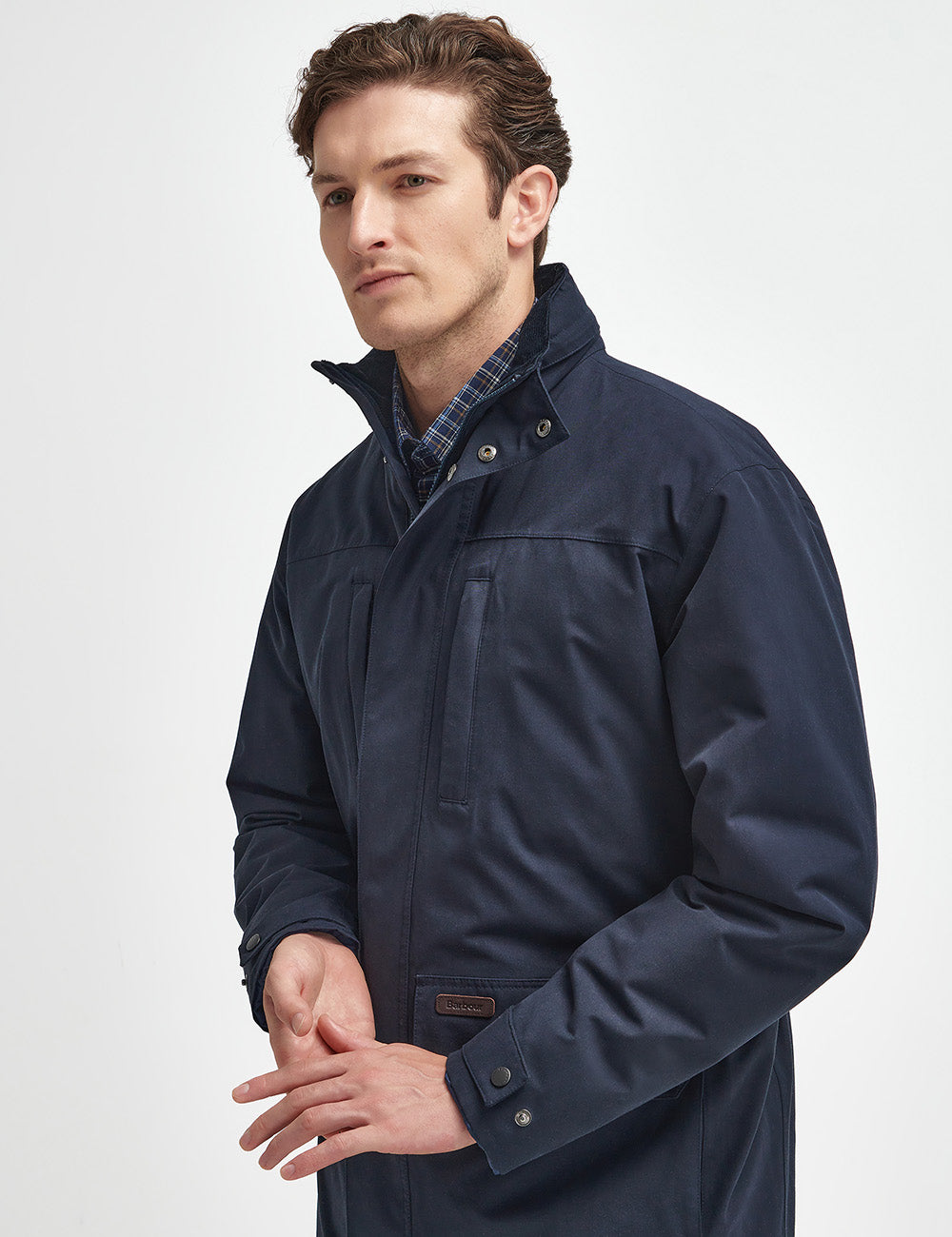 Barbour Cranston Waterproof Jacket - Navy