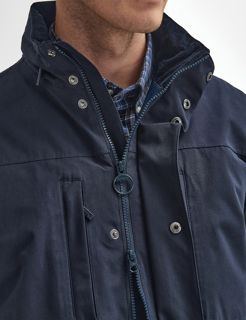 Barbour Cranston Waterproof Jacket - Navy