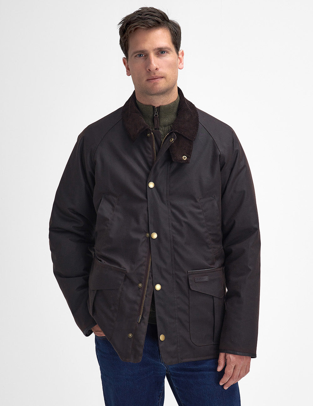 Barbour Stratford Wax Jacket - Rustic