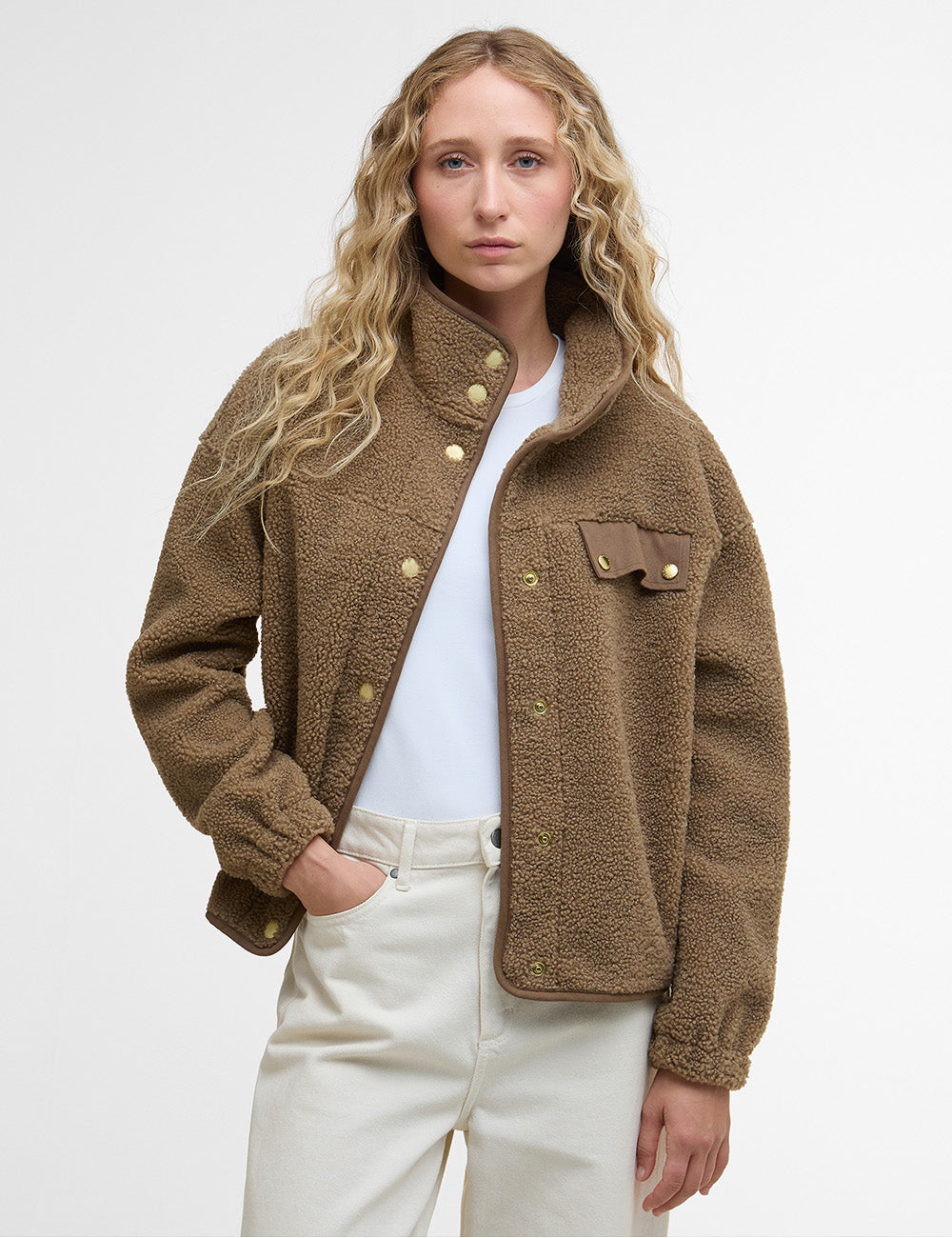 Barbour Mabel Fleece - Military Brown