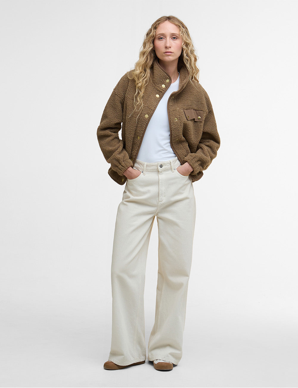 Barbour Mabel Fleece - Military Brown