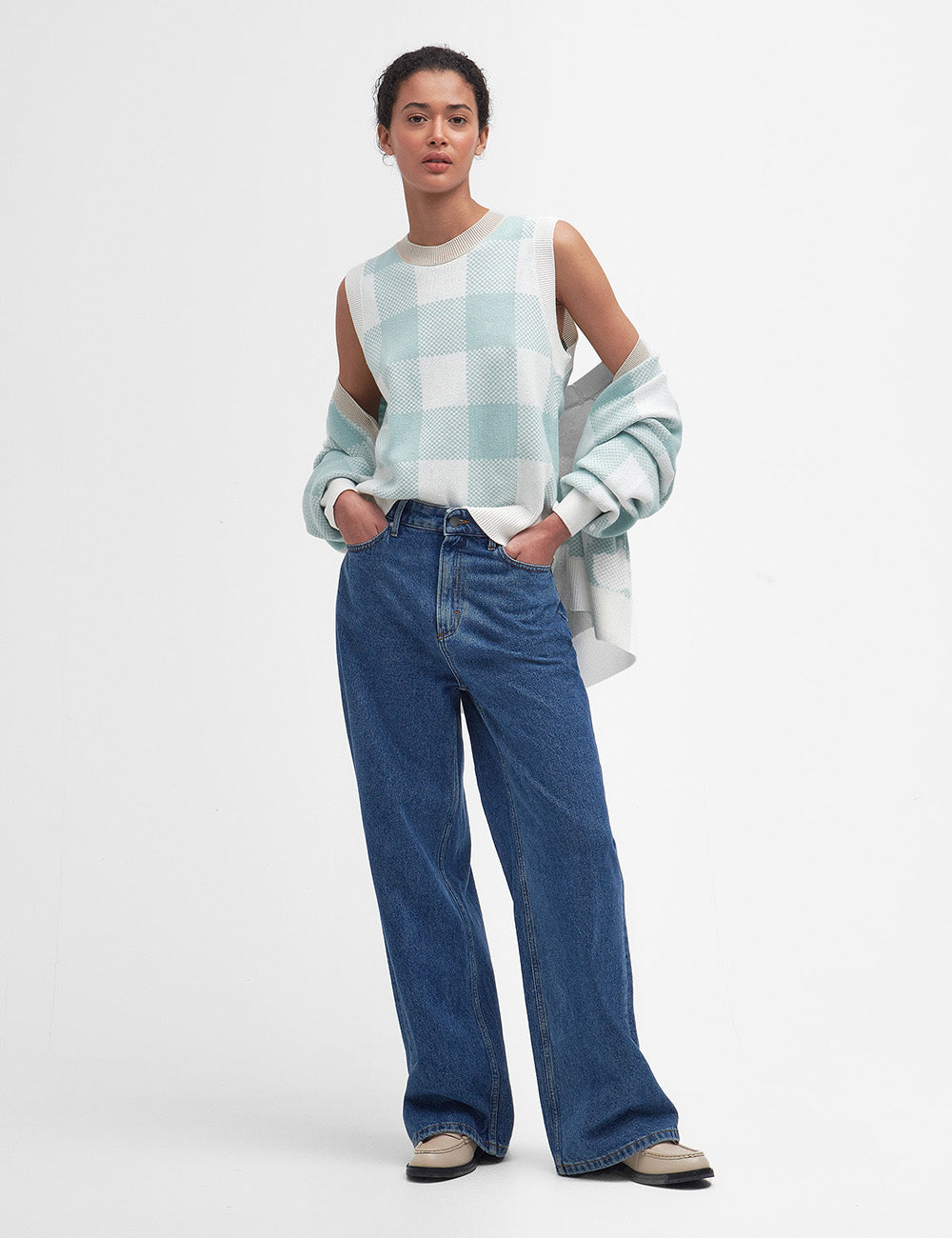 Barbour Maisie Wide Leg Jeans - Authentic Wash