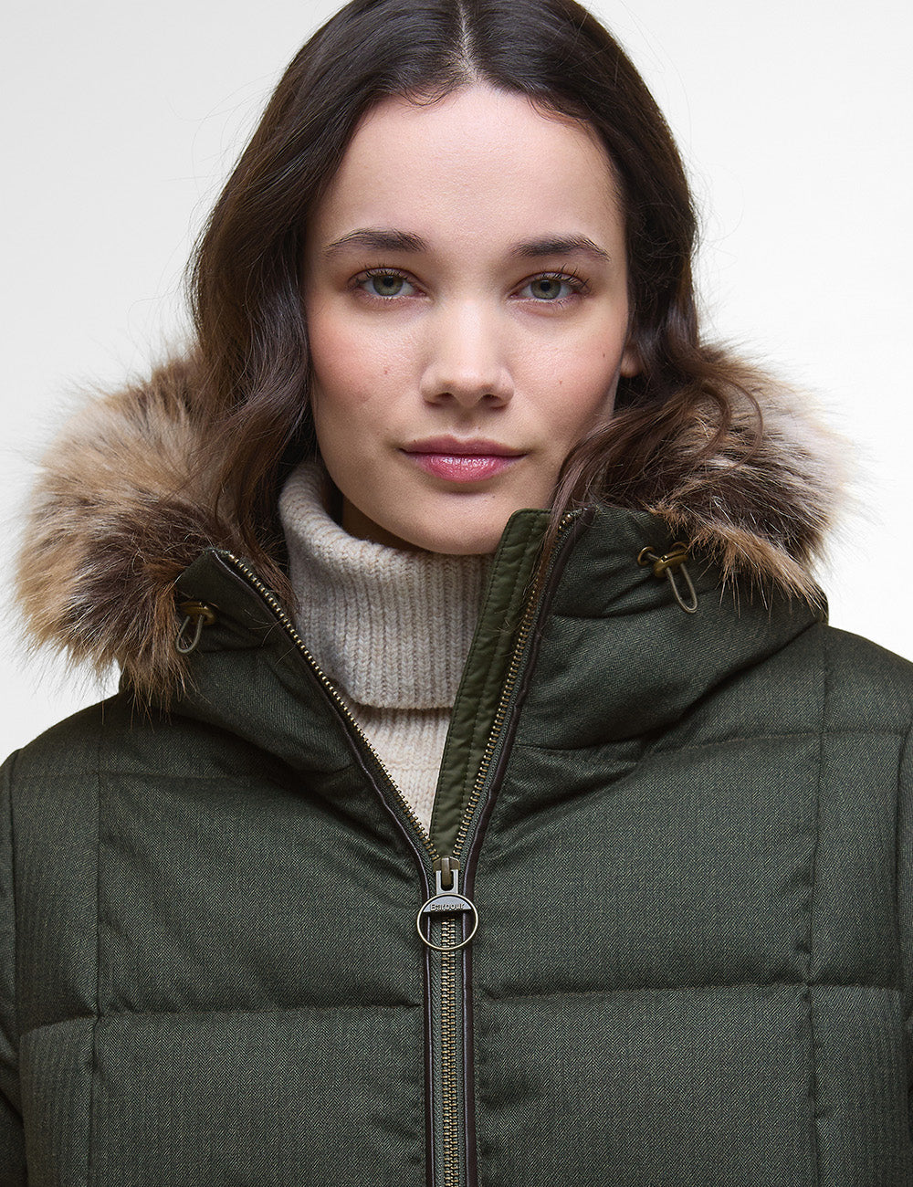 Barbour Marjoram Puffer Jacket - Olive