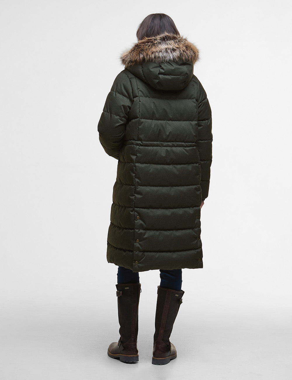 Barbour Marjoram Puffer Jacket - Olive