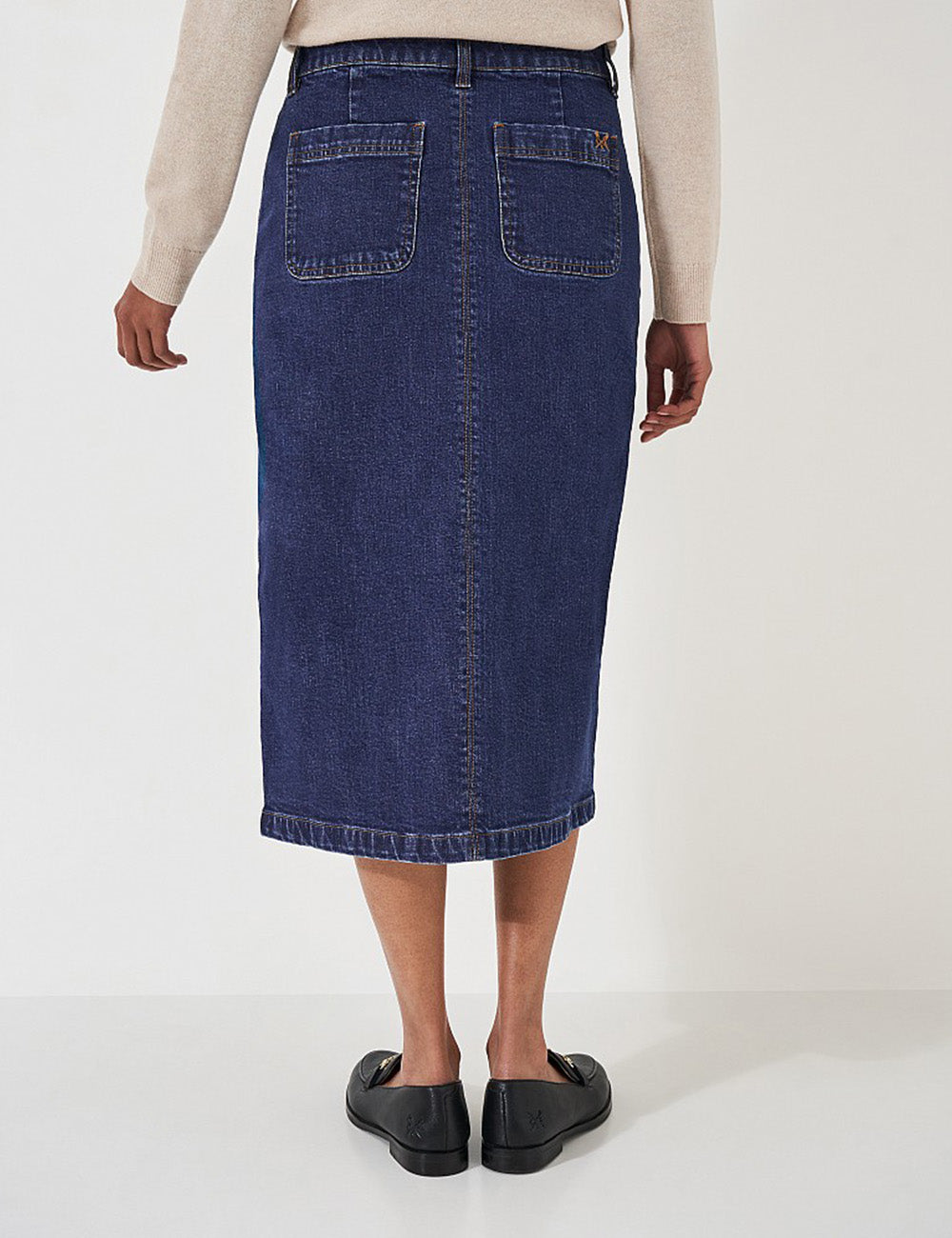 Crew Clothing Mia Skirt - True Denim