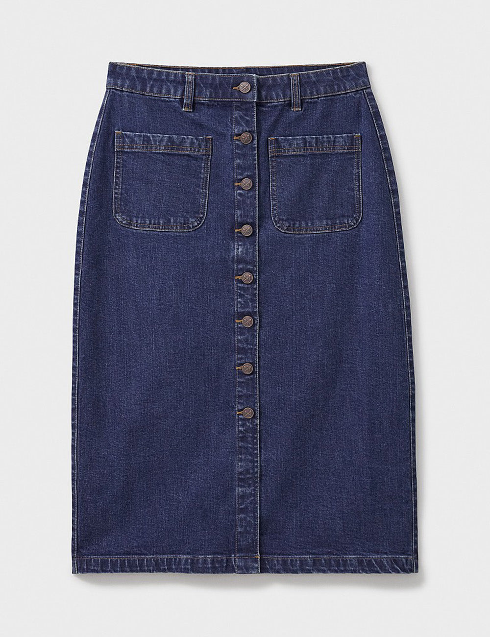 Crew Clothing Mia Skirt - True Denim