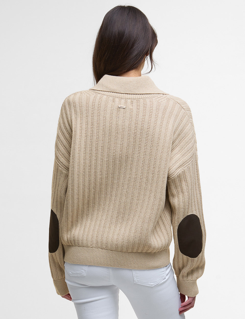 Barbour Norham Knitted Jumper - Oatmeal