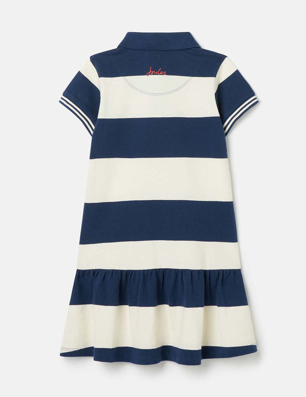 Joules Orla Polo Dress - Navy/Cream Stripe