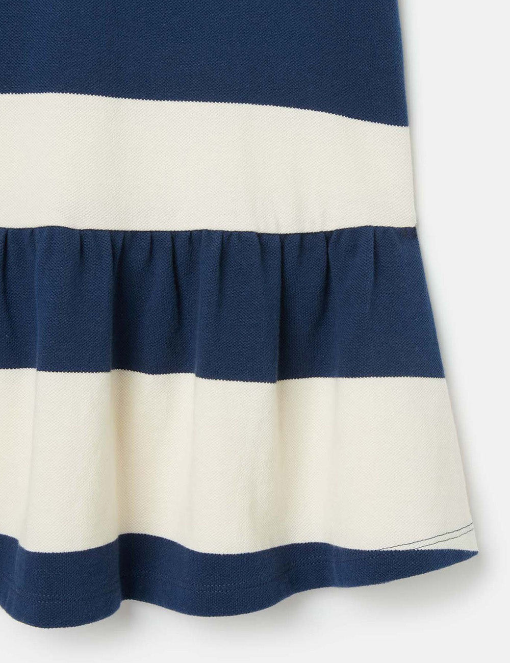 Joules Orla Polo Dress - Navy/Cream Stripe