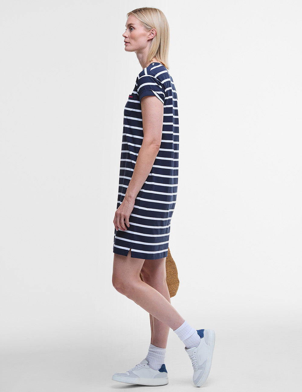 Barbour Otterburn Stripe Dress - Navy