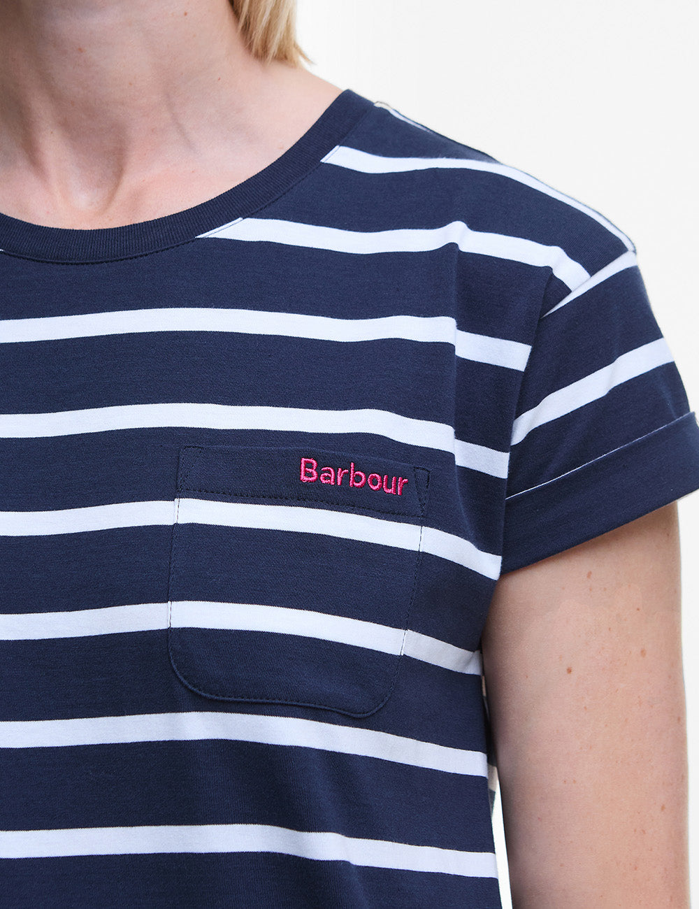 Barbour Otterburn Stripe Dress - Navy