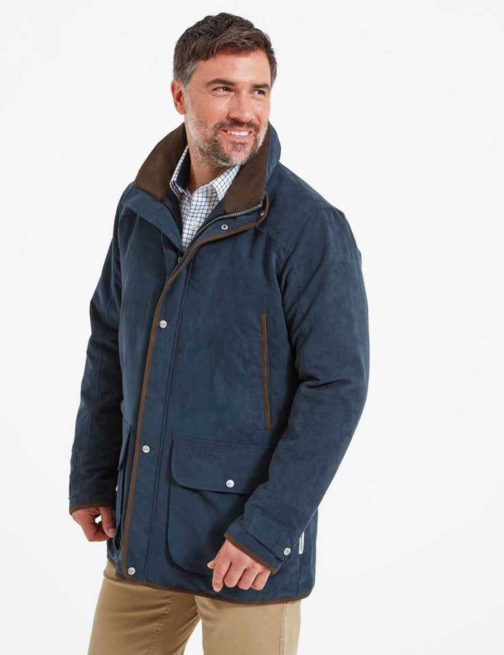 Schoffel Oundle Country Coat - Navy