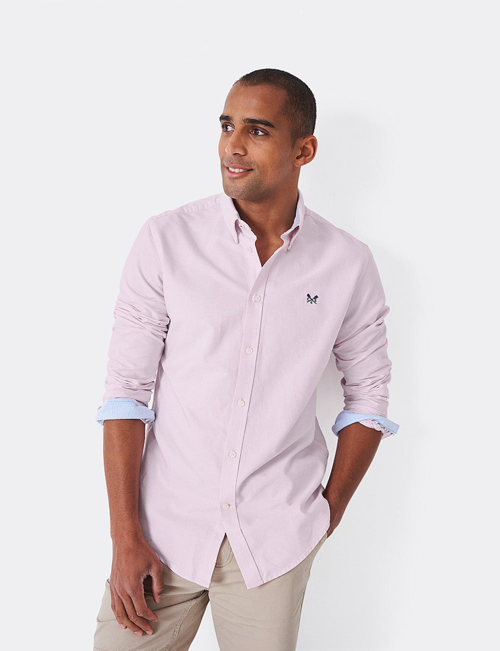 Crew Clothing Oxford Slim Fit Shirt - Classic Pink