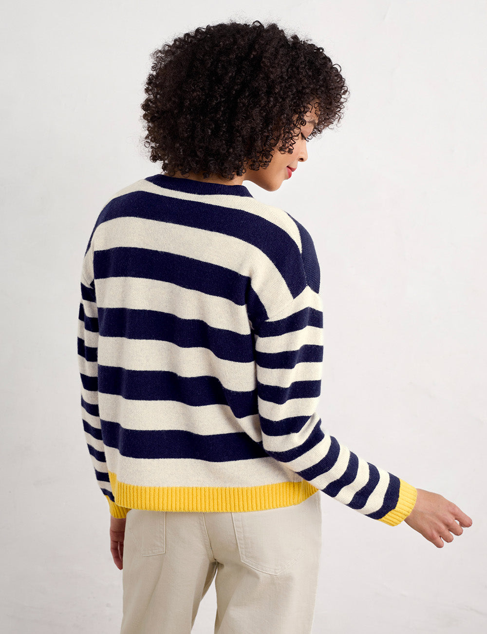 Seasalt Pinwell Cardigan - Bright Shape Maritime Mix