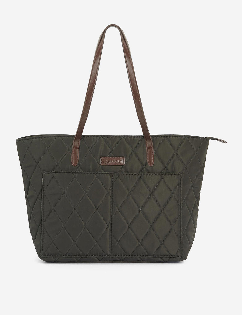 Barbour Quilted Tote Bag - Olive