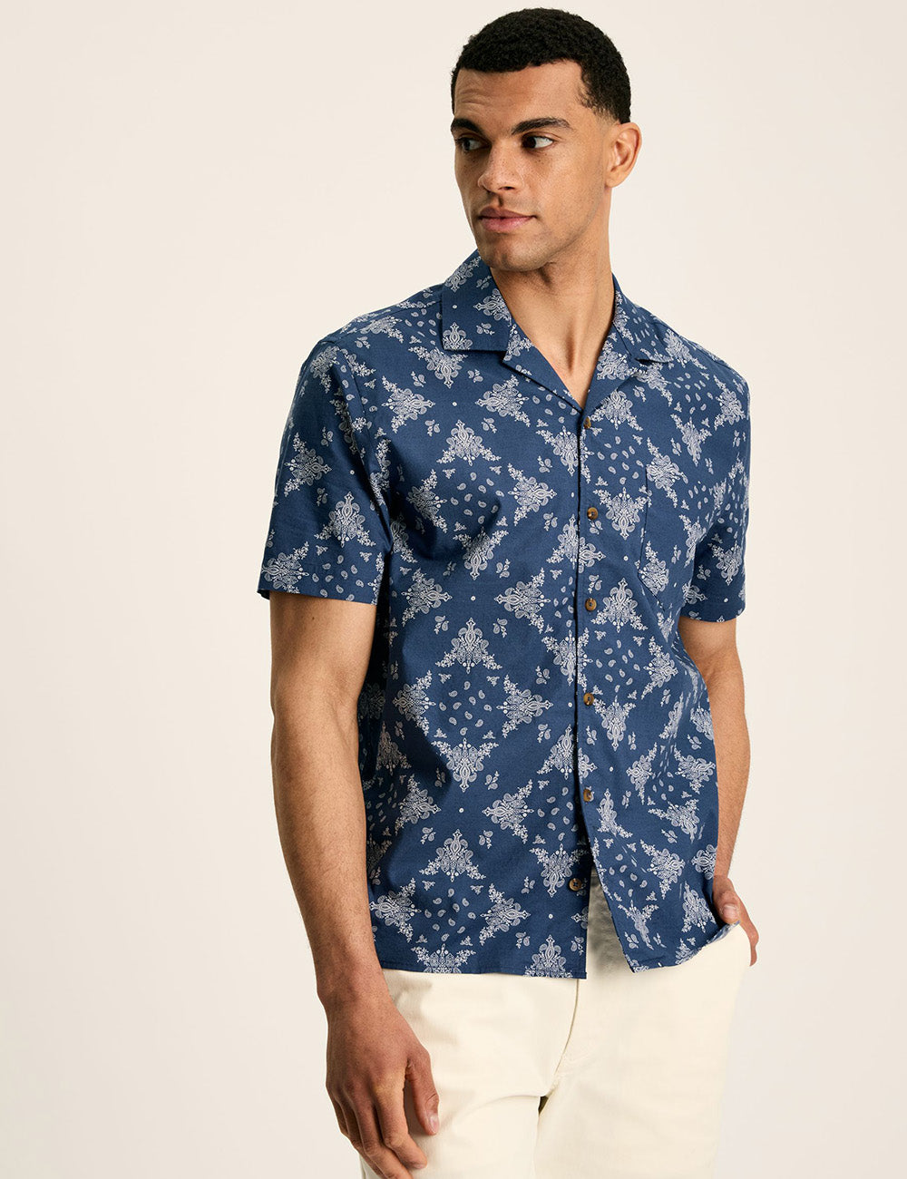 Joules Revere Shirt - Navy Paisley