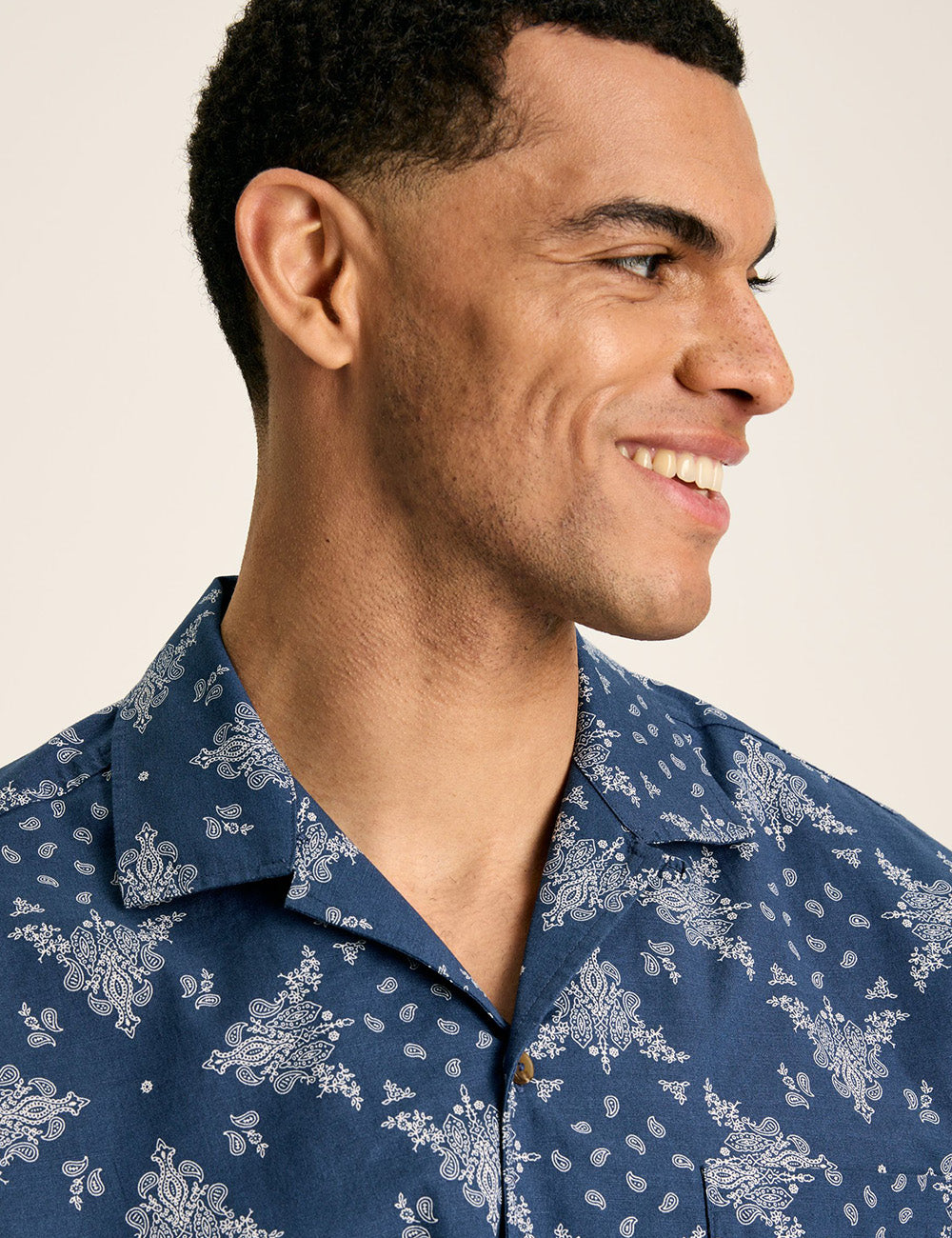 Joules Revere Shirt - Navy Paisley