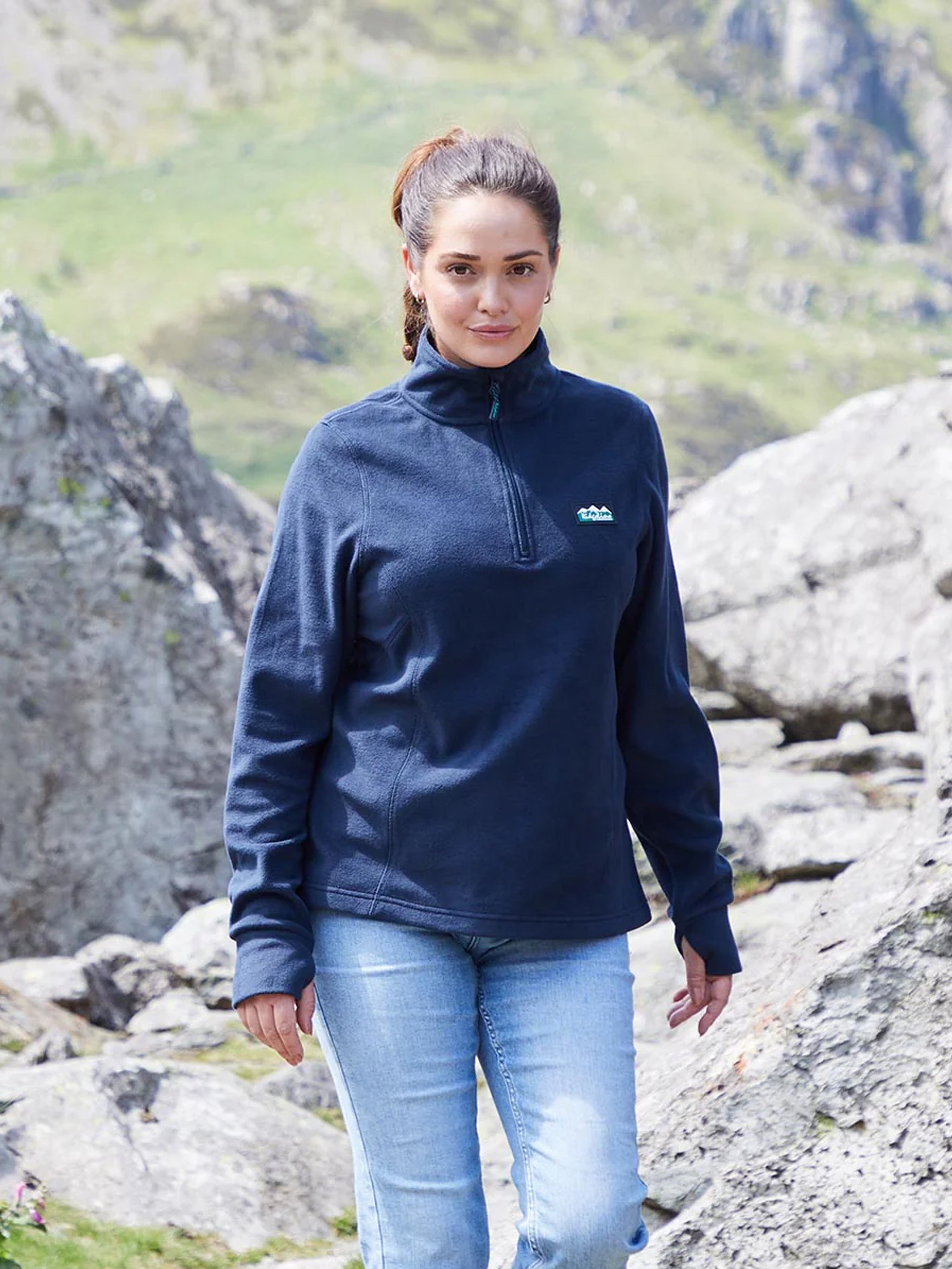 Ridgeline Womens Narvik Fleece - Navy