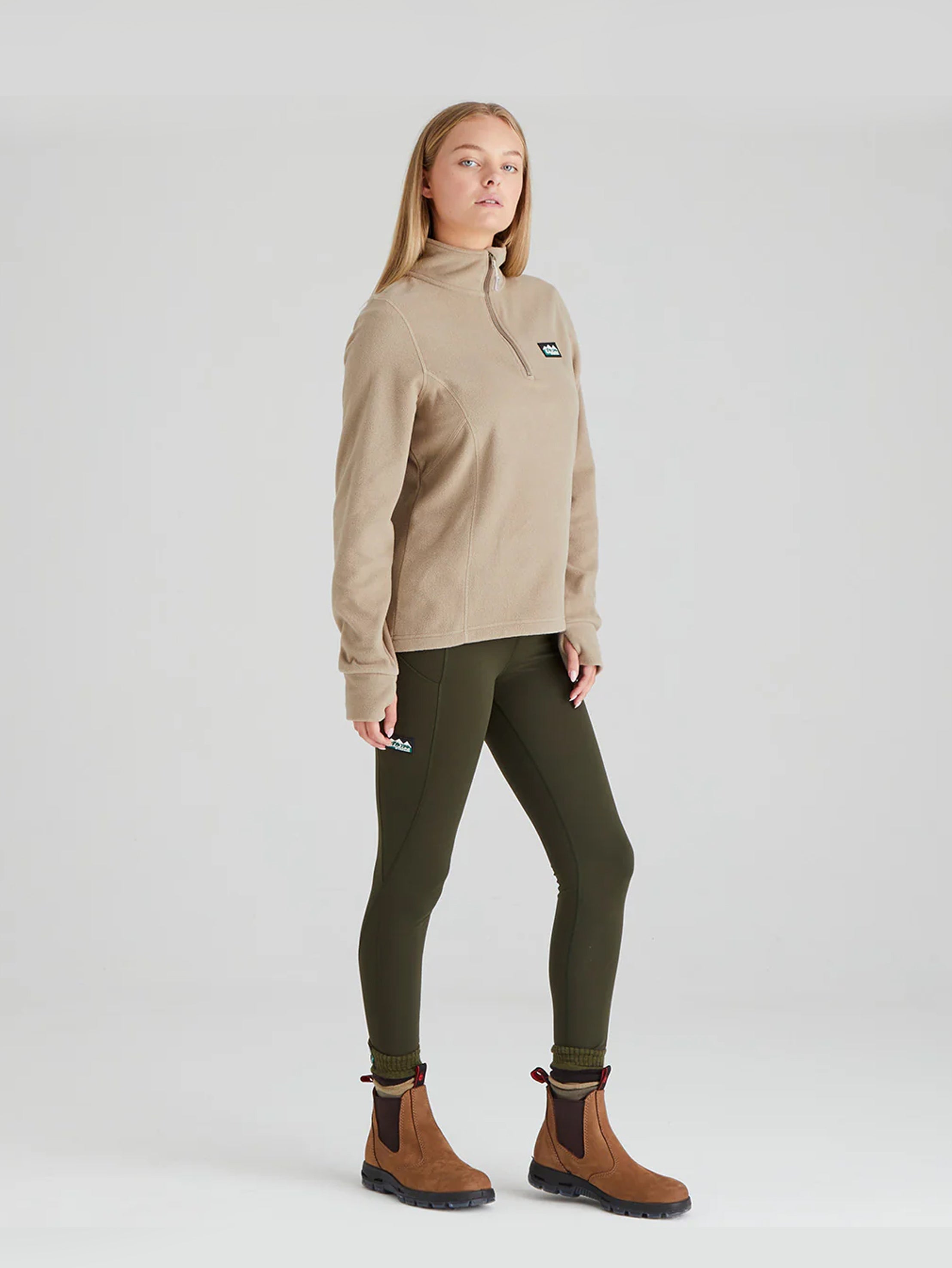 Ridgeline Womens Narvik Fleece - Roasted Cashew