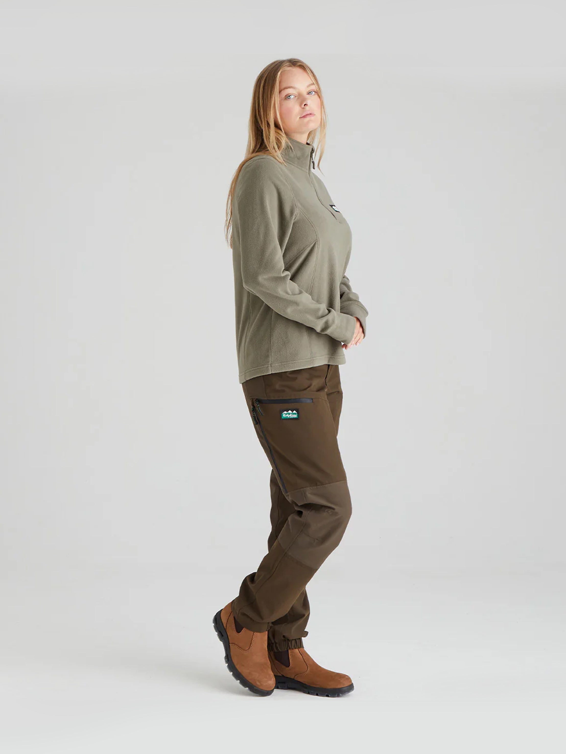 Ridgeline Womens Narvik Fleece - Smokey Olive