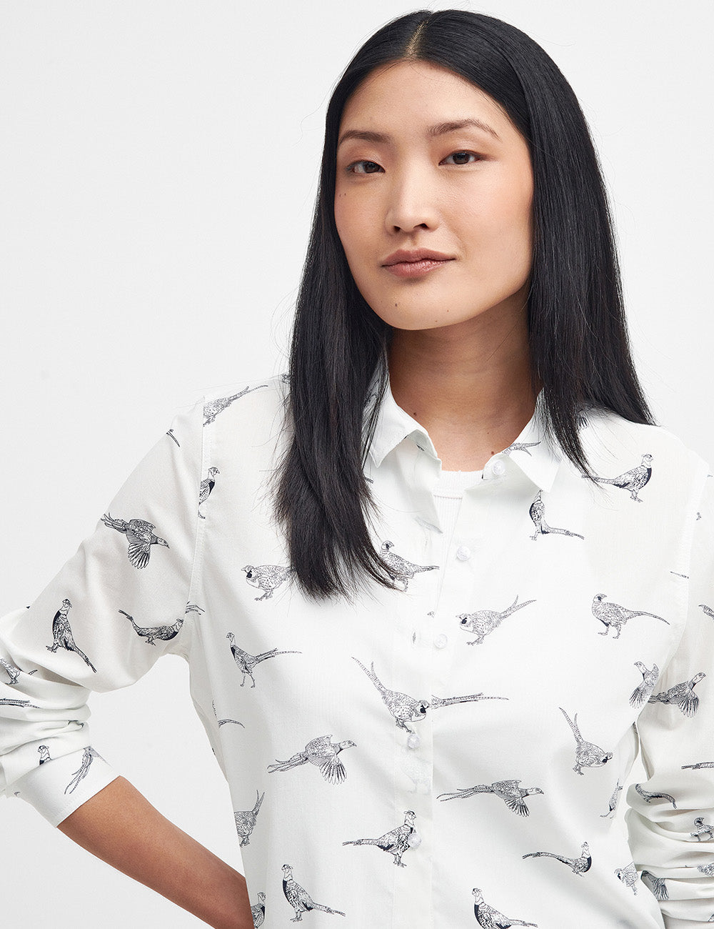 Barbour Safari Shirt - Pheasant Print
