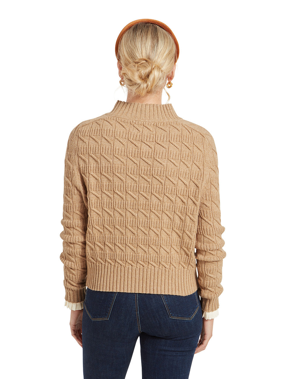 Schoffel Sandsend Cable Jumper - Warm Sand