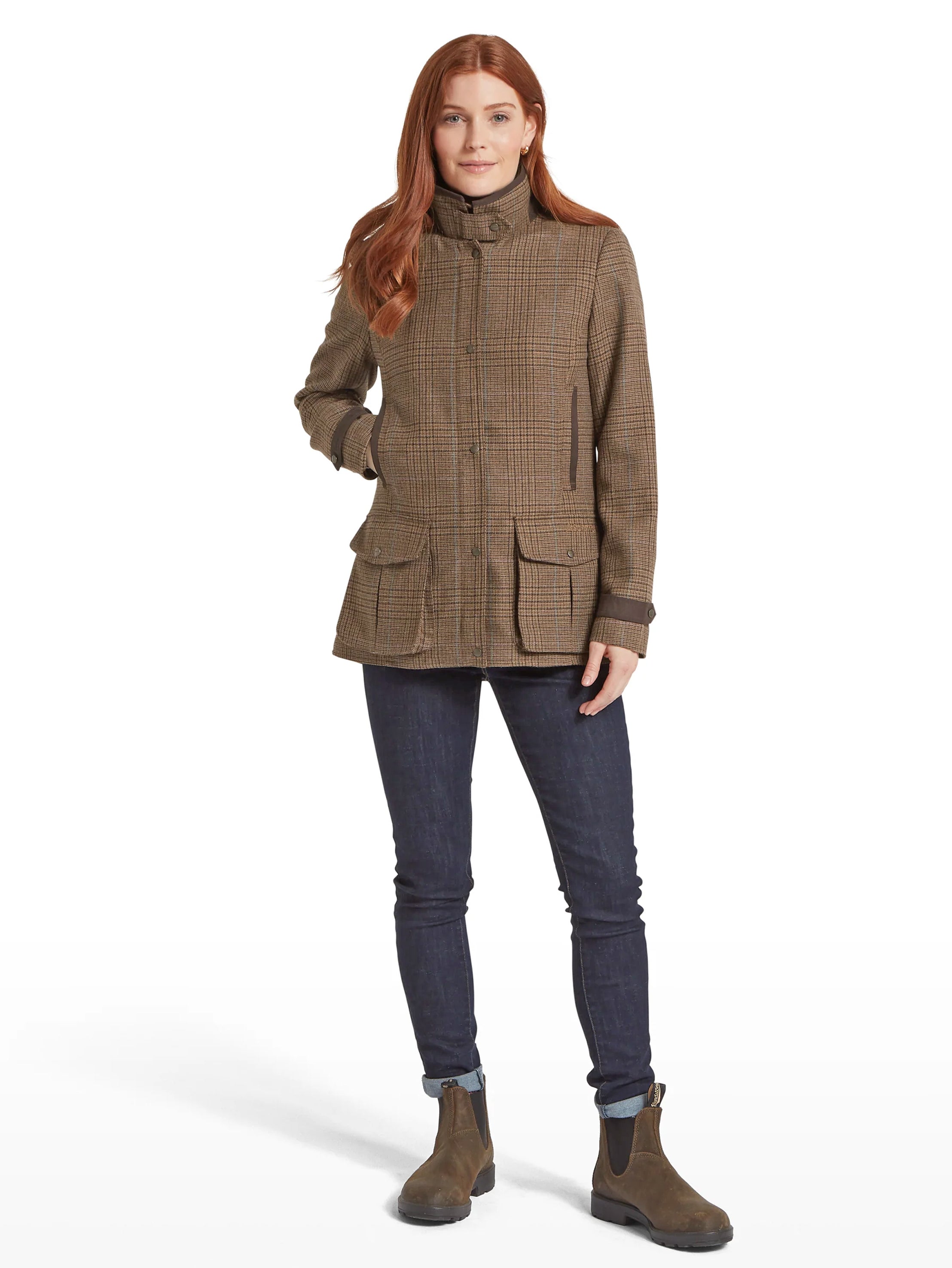 Schoffel Murra Tweed Coat Teviot Tweed