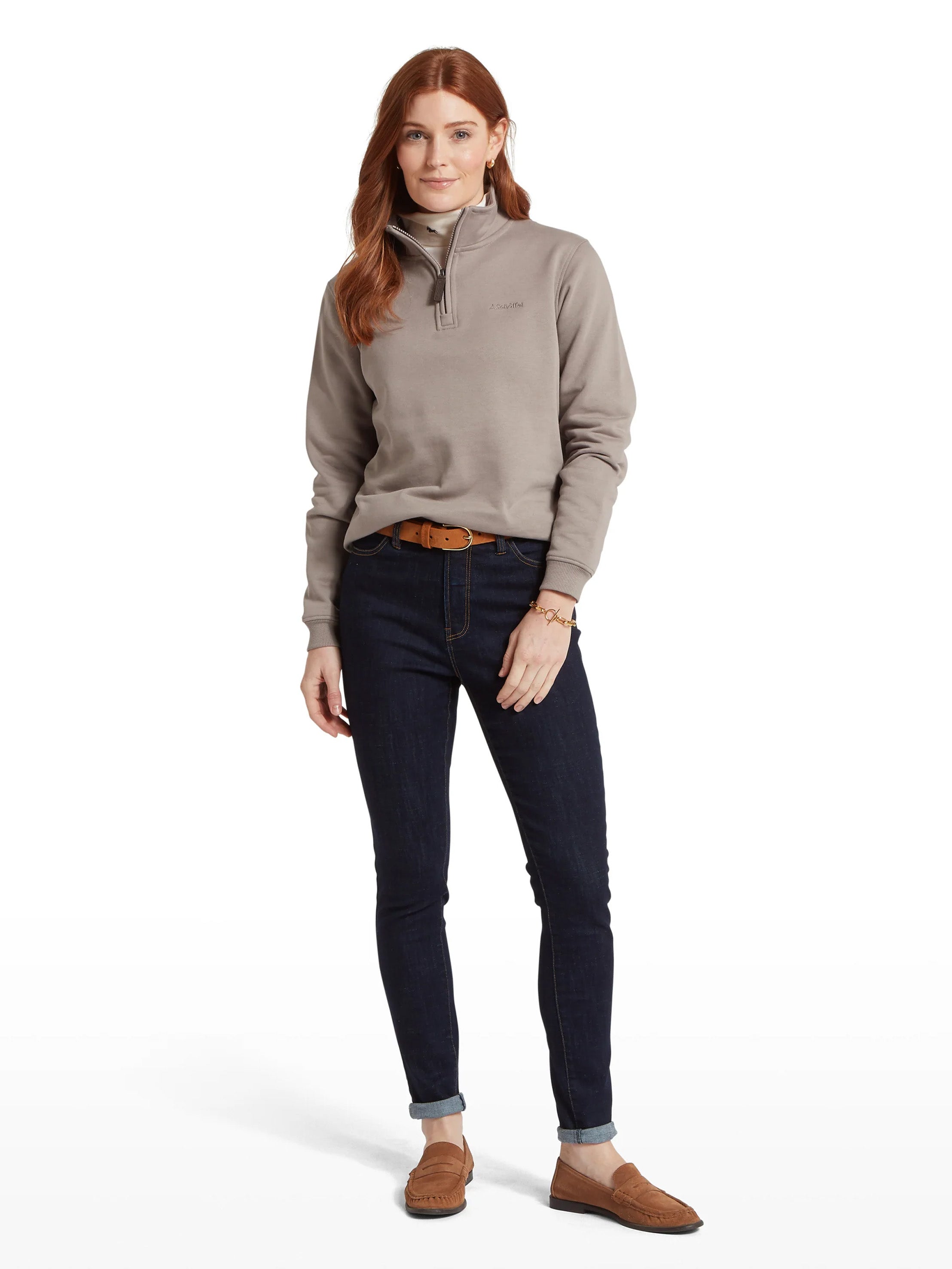 Schoffel Sennen Cove Sweatshirt Mushroom