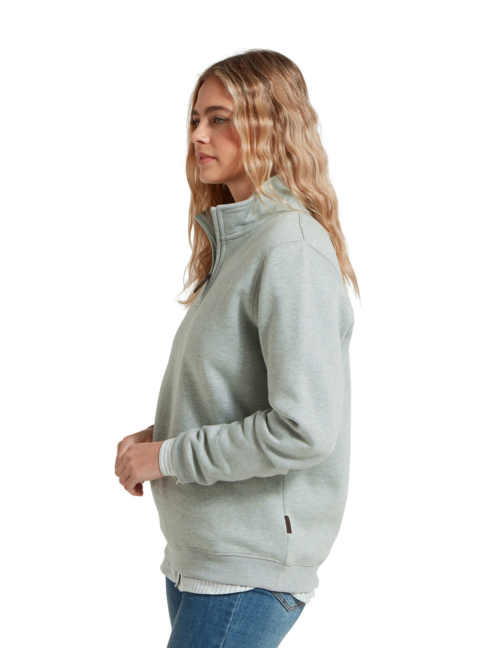 Schoffel Sennen Cove Sweatshirt - Aqua Grey