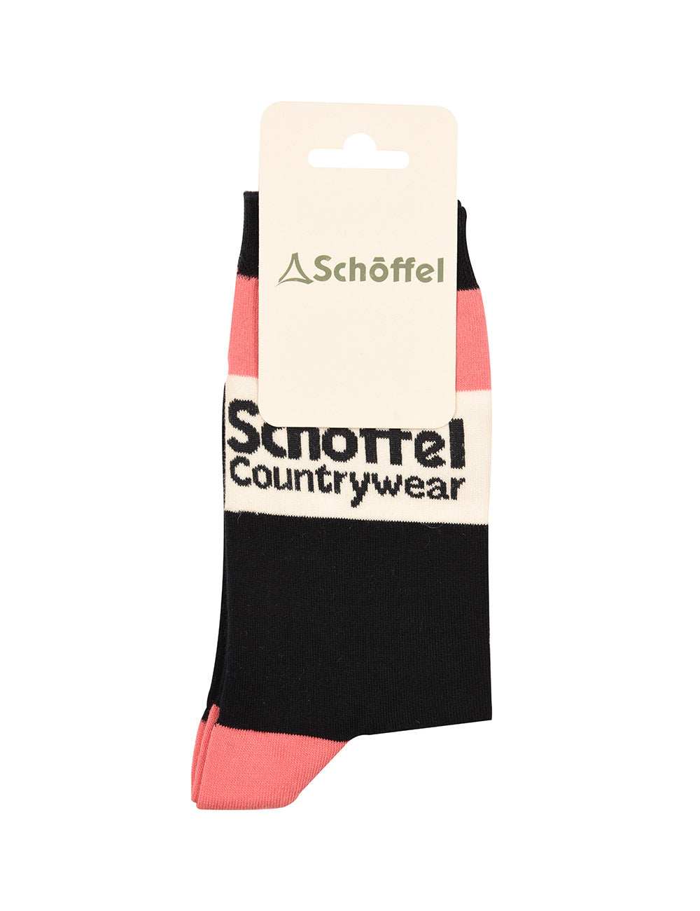 Schoffel Cotton Socks Pink Heritage