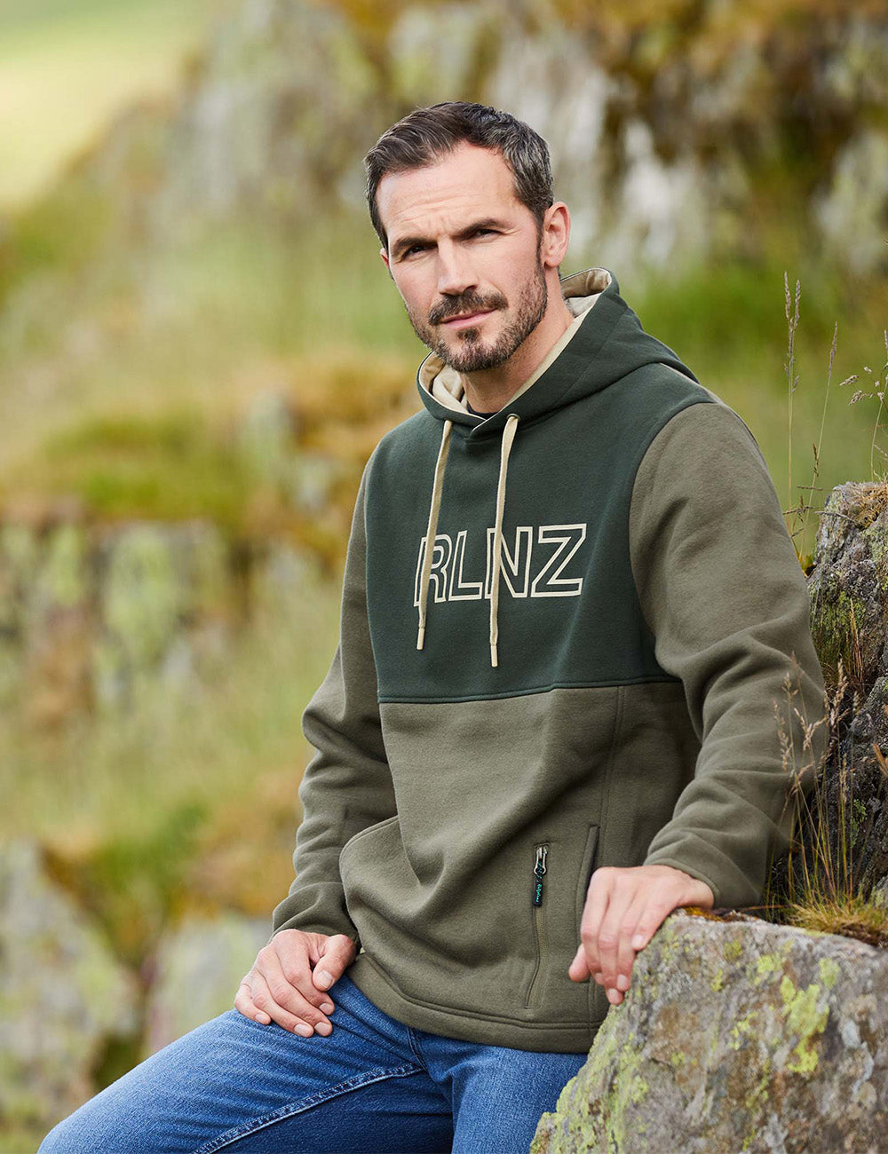 Ridgeline South Island Hoodie - Olive Mix