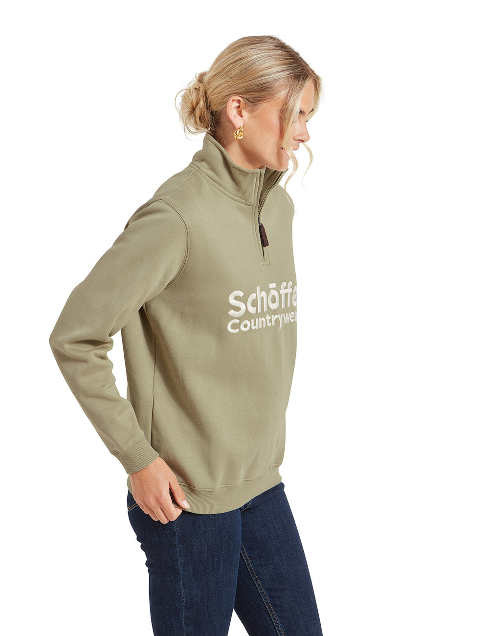 Schoffel St Issey Sweatshirt - Light Sage